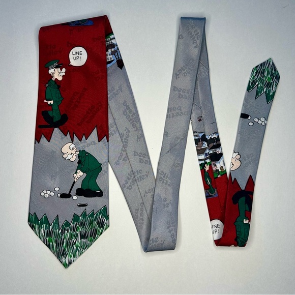 Vintage 1993 Golf beetle bailey by Mort Walker by King Features Classic Tie - Picture 1 of 7